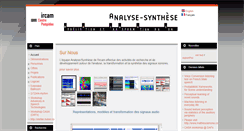 Desktop Screenshot of anasynth.ircam.fr