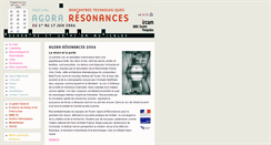Desktop Screenshot of agora2006.ircam.fr