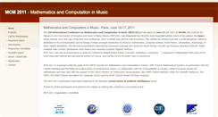 Desktop Screenshot of mcm2011.ircam.fr